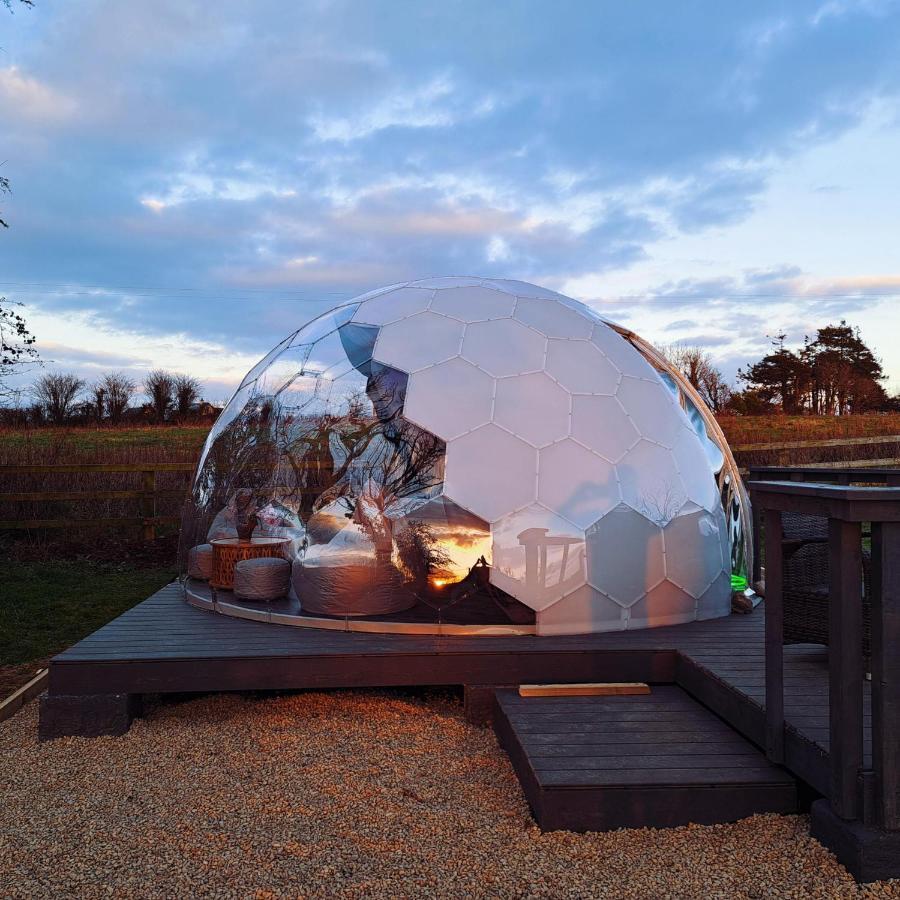 Luxury Glamping Dome With Views Of The Burren Villa Boston Exterior foto