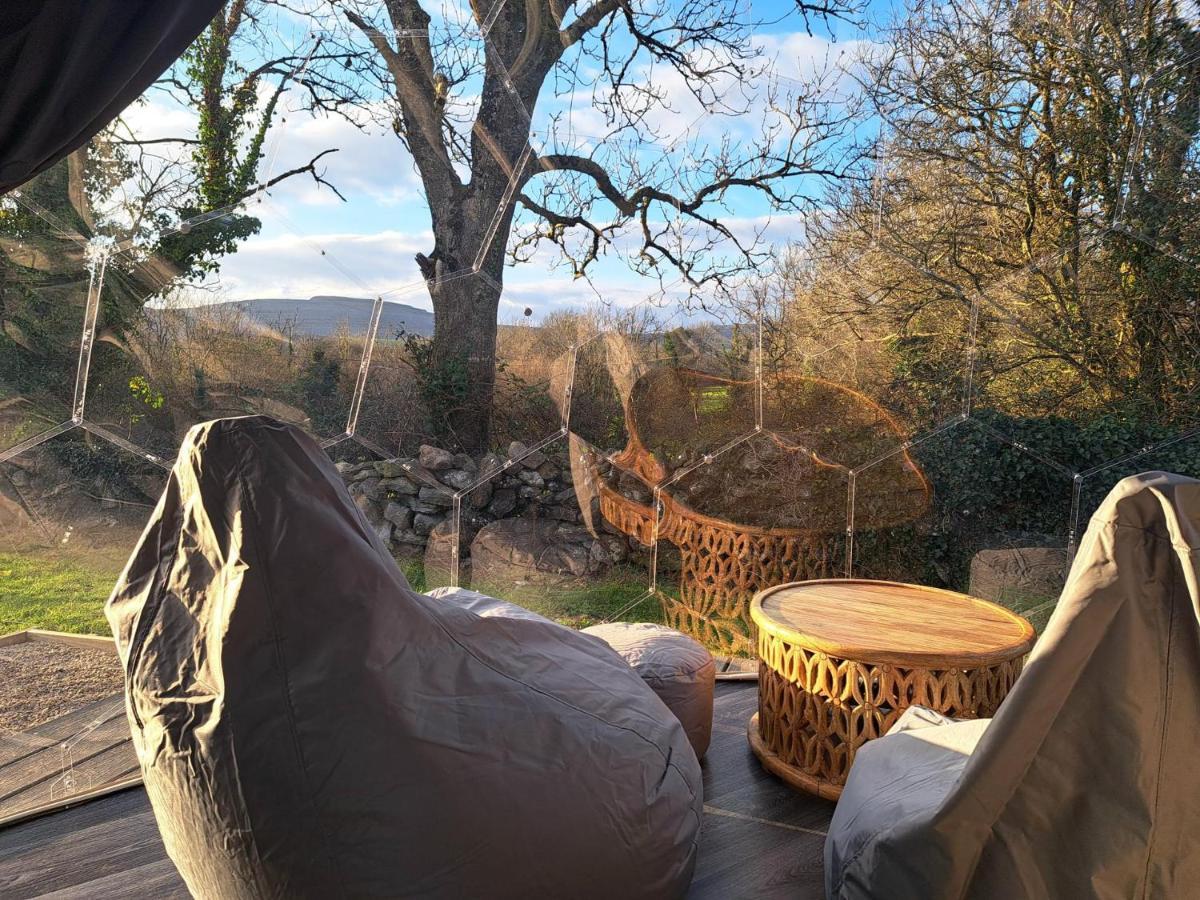 Luxury Glamping Dome With Views Of The Burren Villa Boston Exterior foto