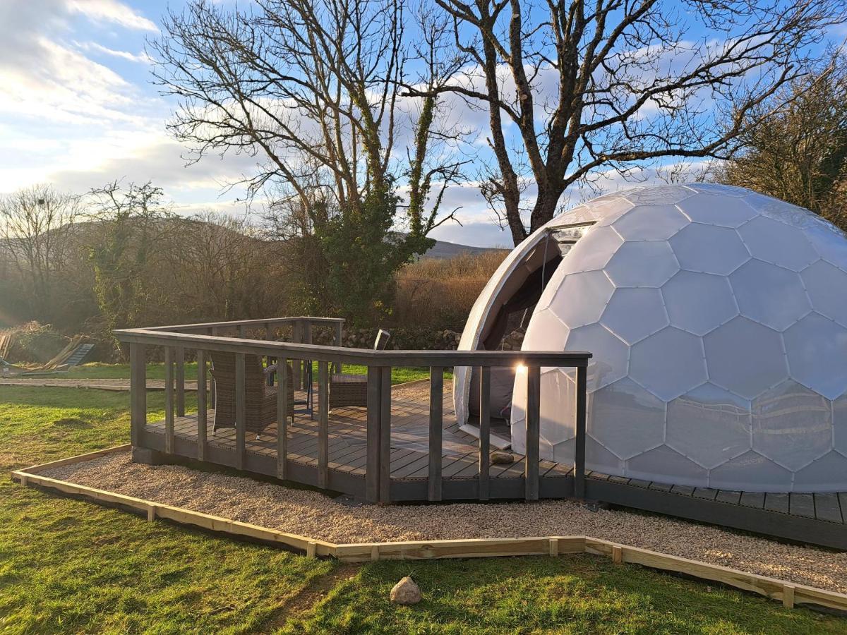 Luxury Glamping Dome With Views Of The Burren Villa Boston Exterior foto